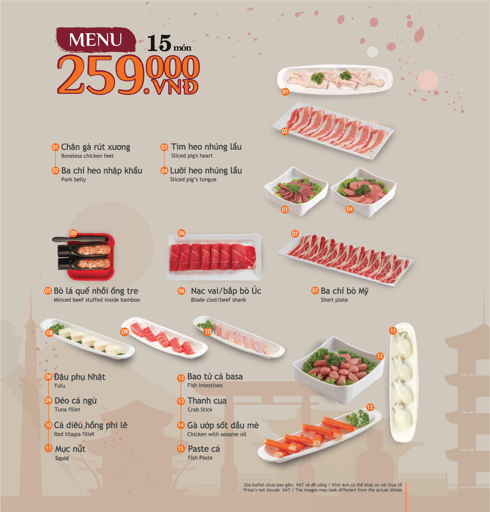 thực đơn Hotpot Story