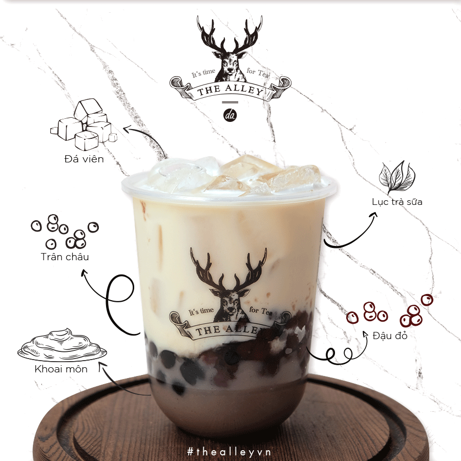 trà sữa hạnh phúc