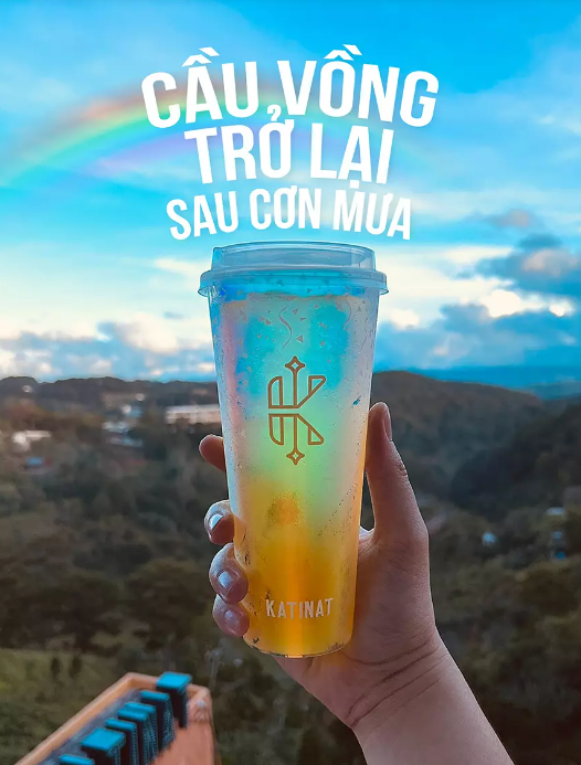 ly cầu vồng katinat