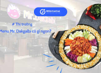 Review Mr Dakgalbi menu – Nhà hàng gà xào bắp cải Hàn Quốc