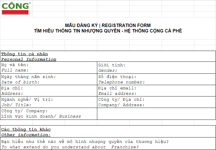 Đăng ký nhượng quyền thương hiệu