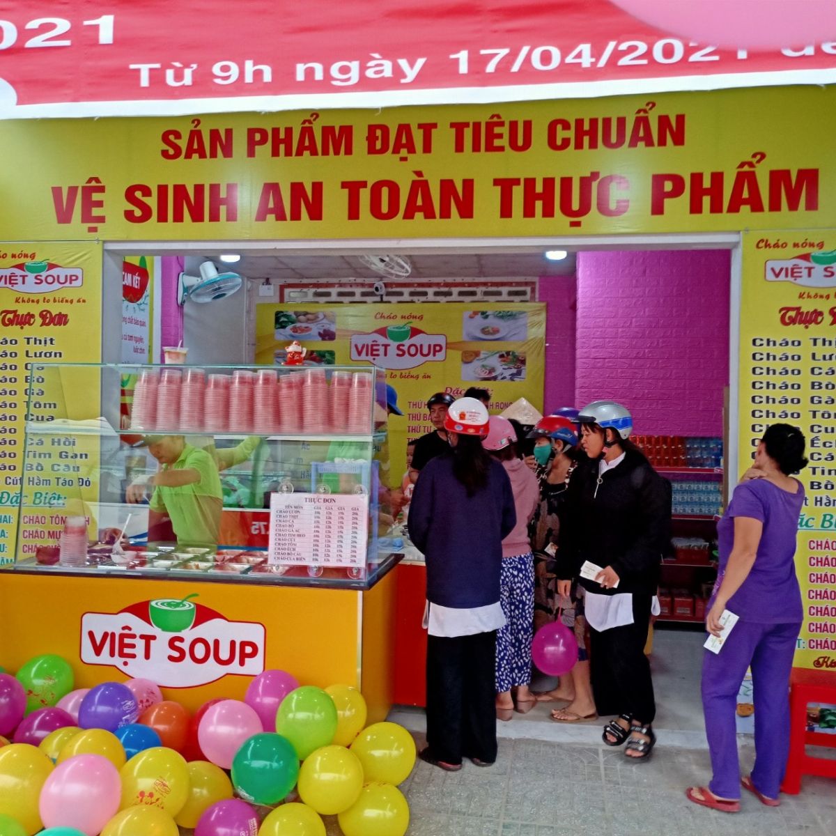 Nhượng quyền cháo dinh dưỡng Việt Soup
