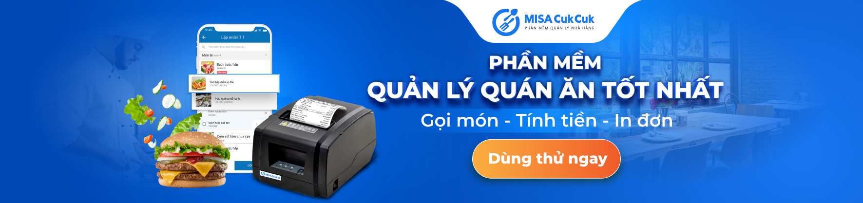 Phần mềm quản lý quán ăn