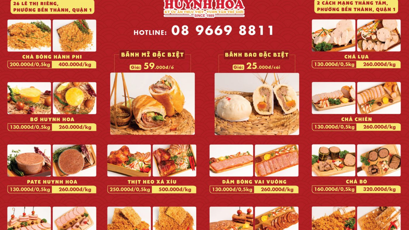 nhượng quyền bánh mì huỳnh hoa