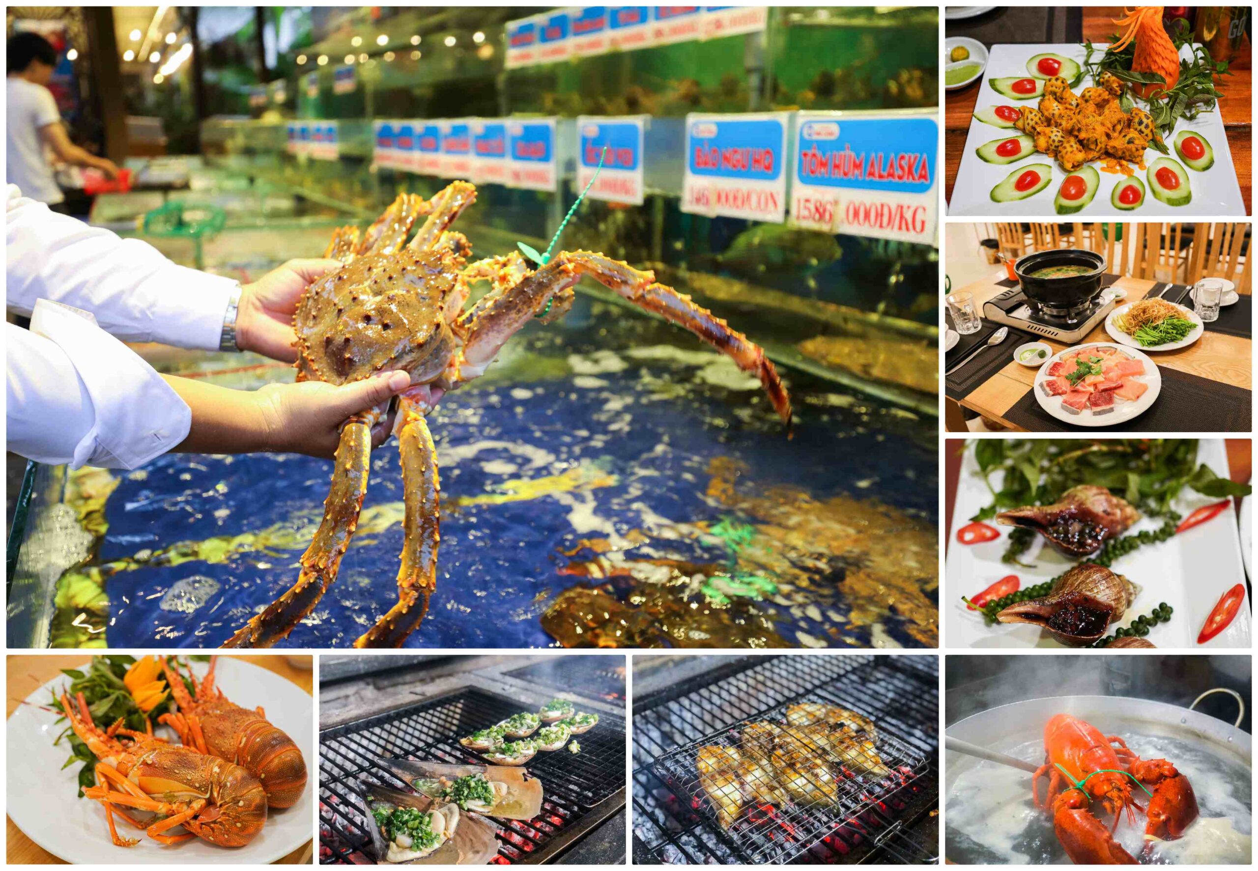 quản lý nhà hàng hải sản