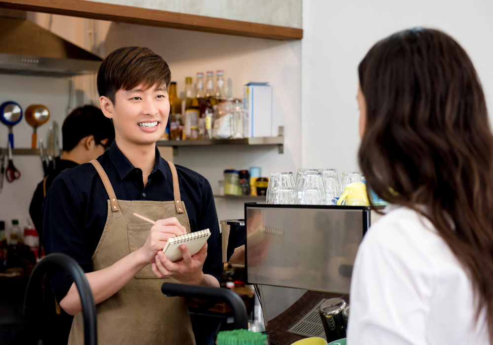 Quản lý nhân viên quán trà sữa
