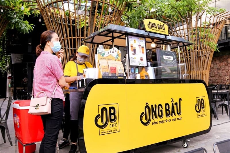 nhượng quyền xe đẩy cafe ông bầu