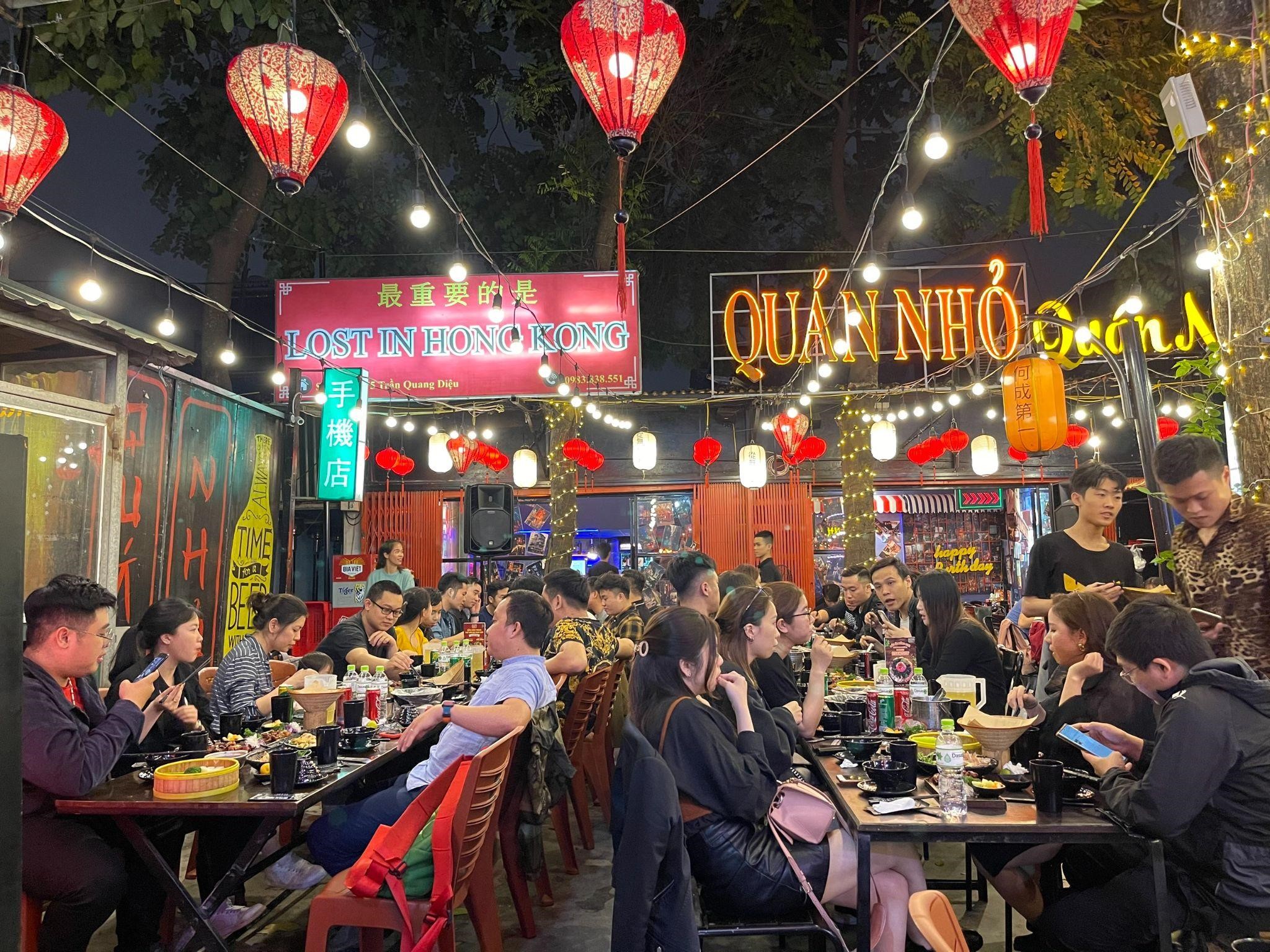 mặt bằng kinh doanh quán nhậu