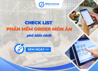 Phần mềm order món ăn – gọi món chuyên nghiệp, dễ dùng Phần mềm order món ăn