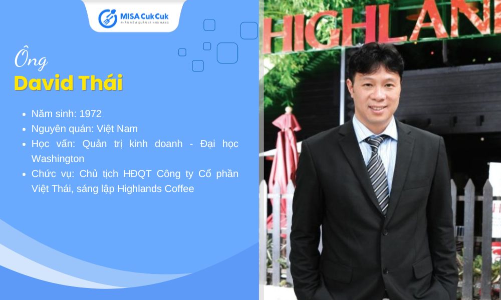 David Thái - Sáng lập Highlands Coffee