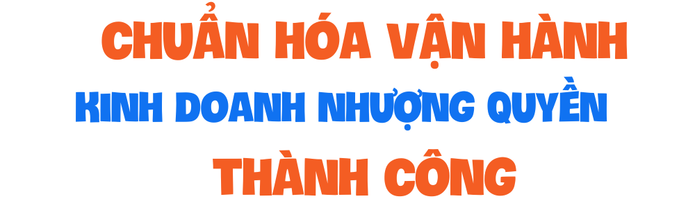 Chuẩn hóa vận hành để kinh doanh nhượng quyền thành công