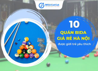Bỏ túi ngay 10+ quán bida giá rẻ Hà Nội được giới trẻ yêu thích Quán bida giá rẻ Hà Nội