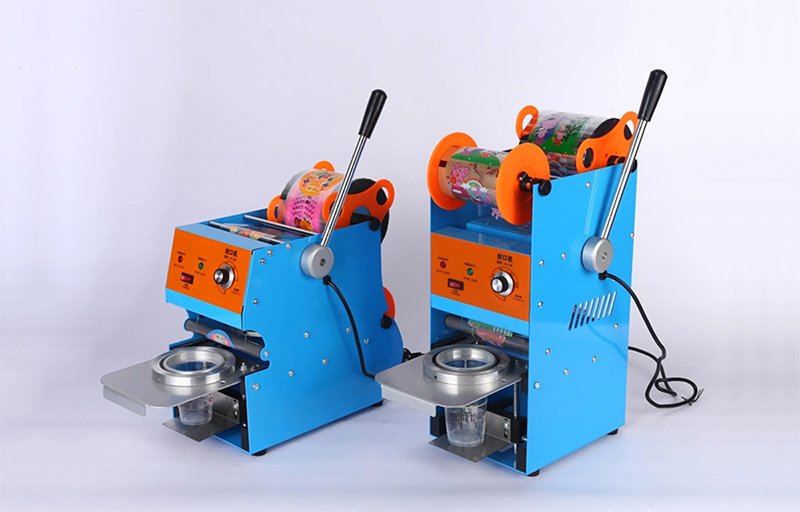 máy dập nắp quán trà sữa