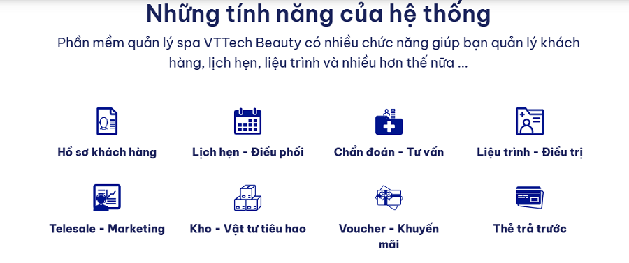 tính năng phần mềm vtech