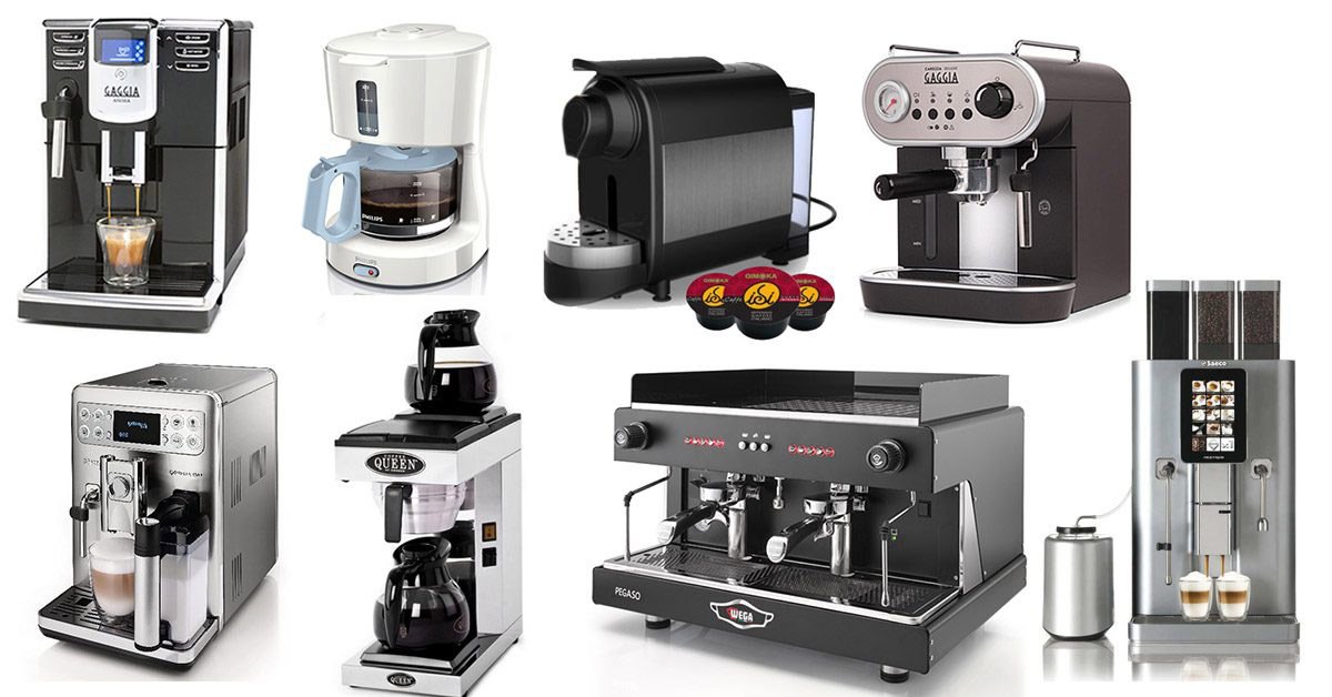các loại máy pha cà phê