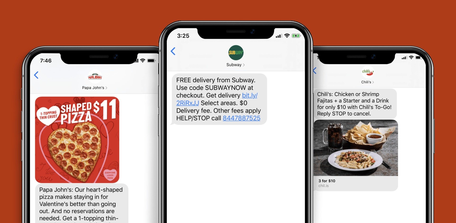 sms marketing thông báo món ăn