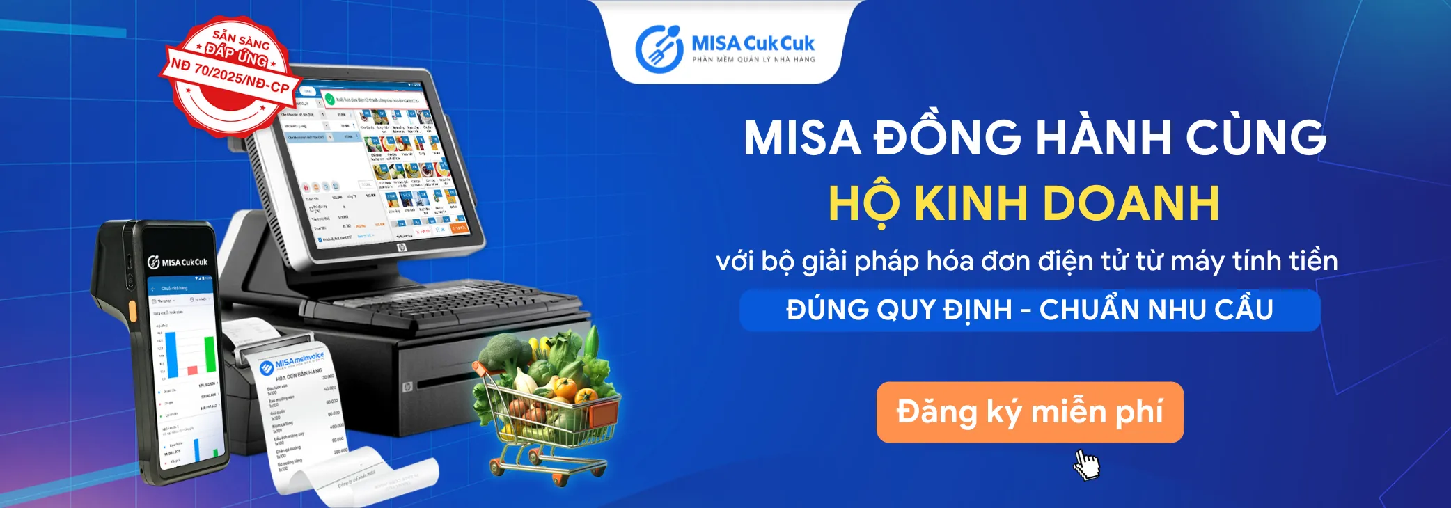 banner tích hợp hóa đơn điện tử với thiết bị bán hàng