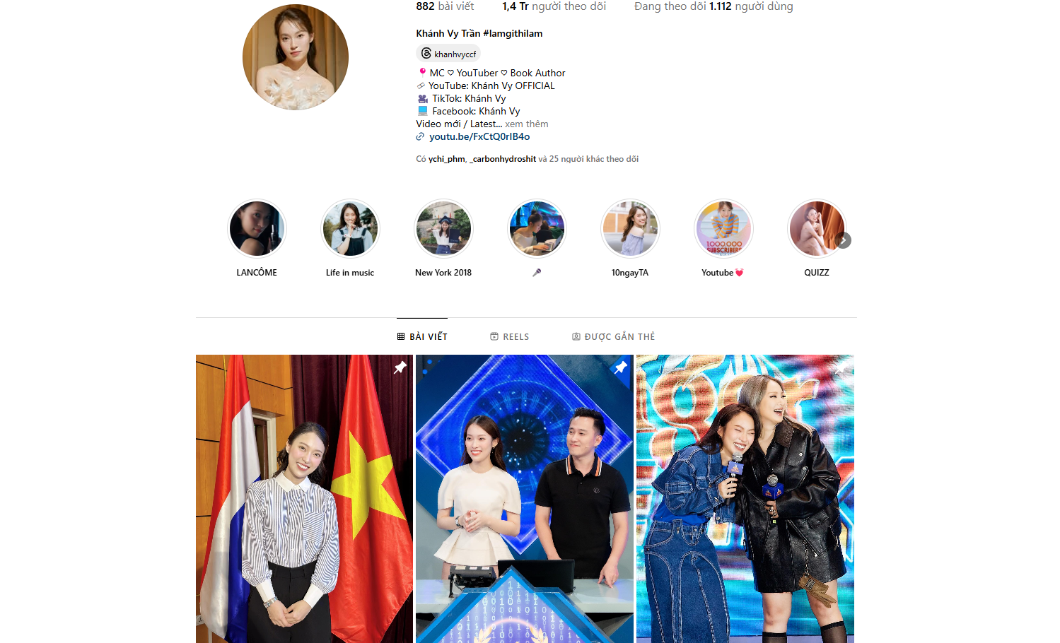 Cô không chỉ là một influencer mà còn là gương mặt đại diện cho nhiều thương hiệu lớn truyền cảm hứng