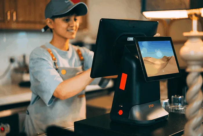 máy pos tính tiền cảm ứng imin d4