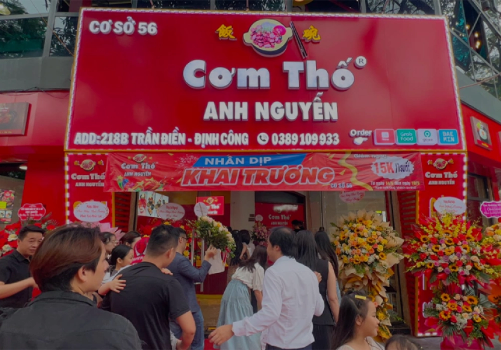 Cơm thố Anh Nguyễn nhượng quyền thương hiệu