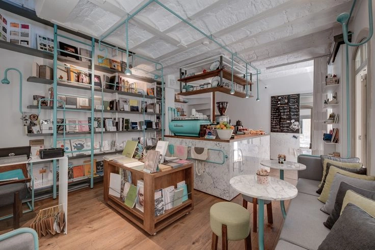 Mô hình cafe sách