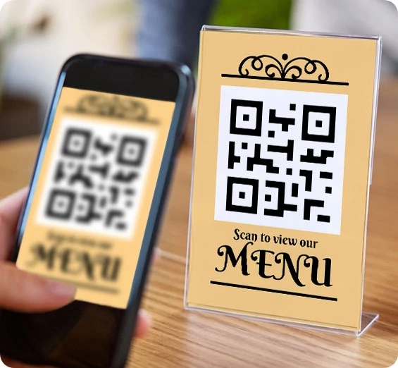 Menu QR code cho quán bia