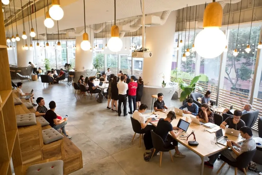 Mô hình cafe + coworking space