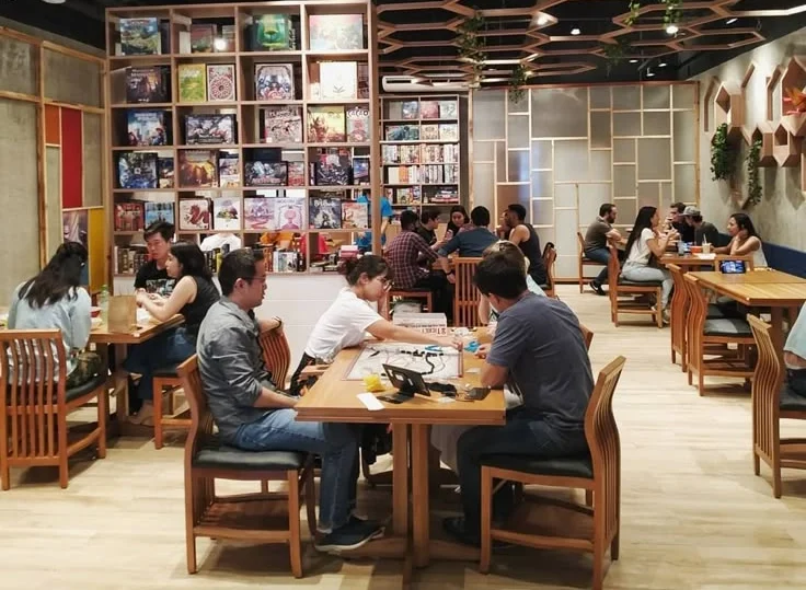 Mô hình cafe boardgame