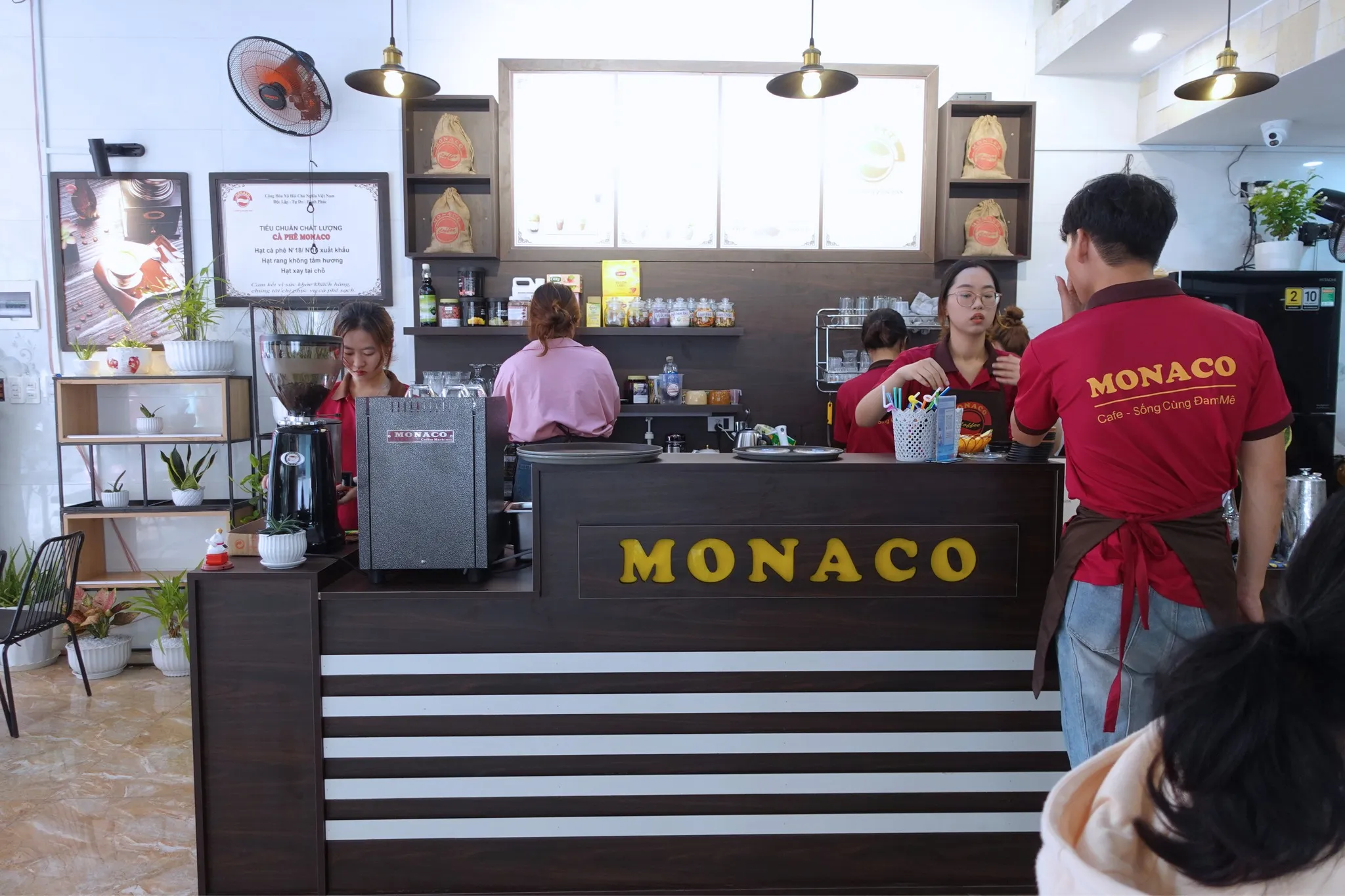 nhượng quyền monaco coffee