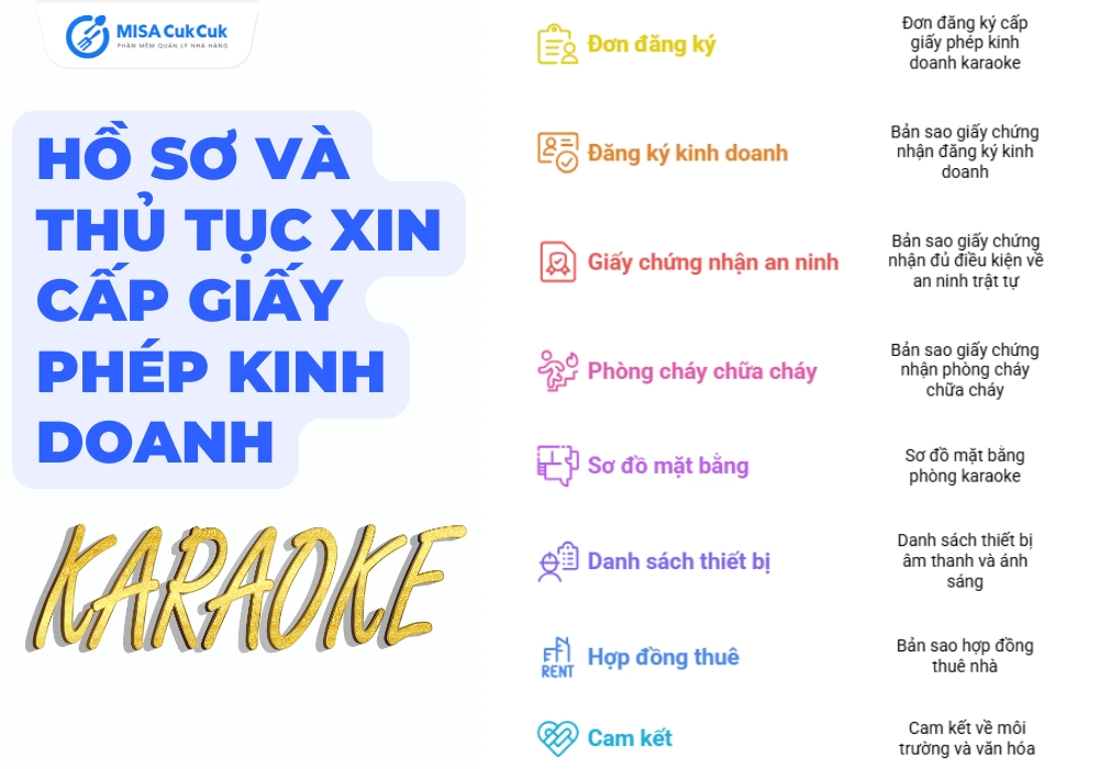 Hồ sơ và thủ tục xin cấp giấy phép kinh doanh karaoke