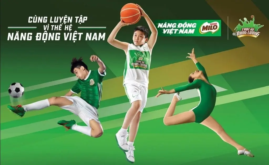 chiến lược marketing của milo gắn liền với thể thao