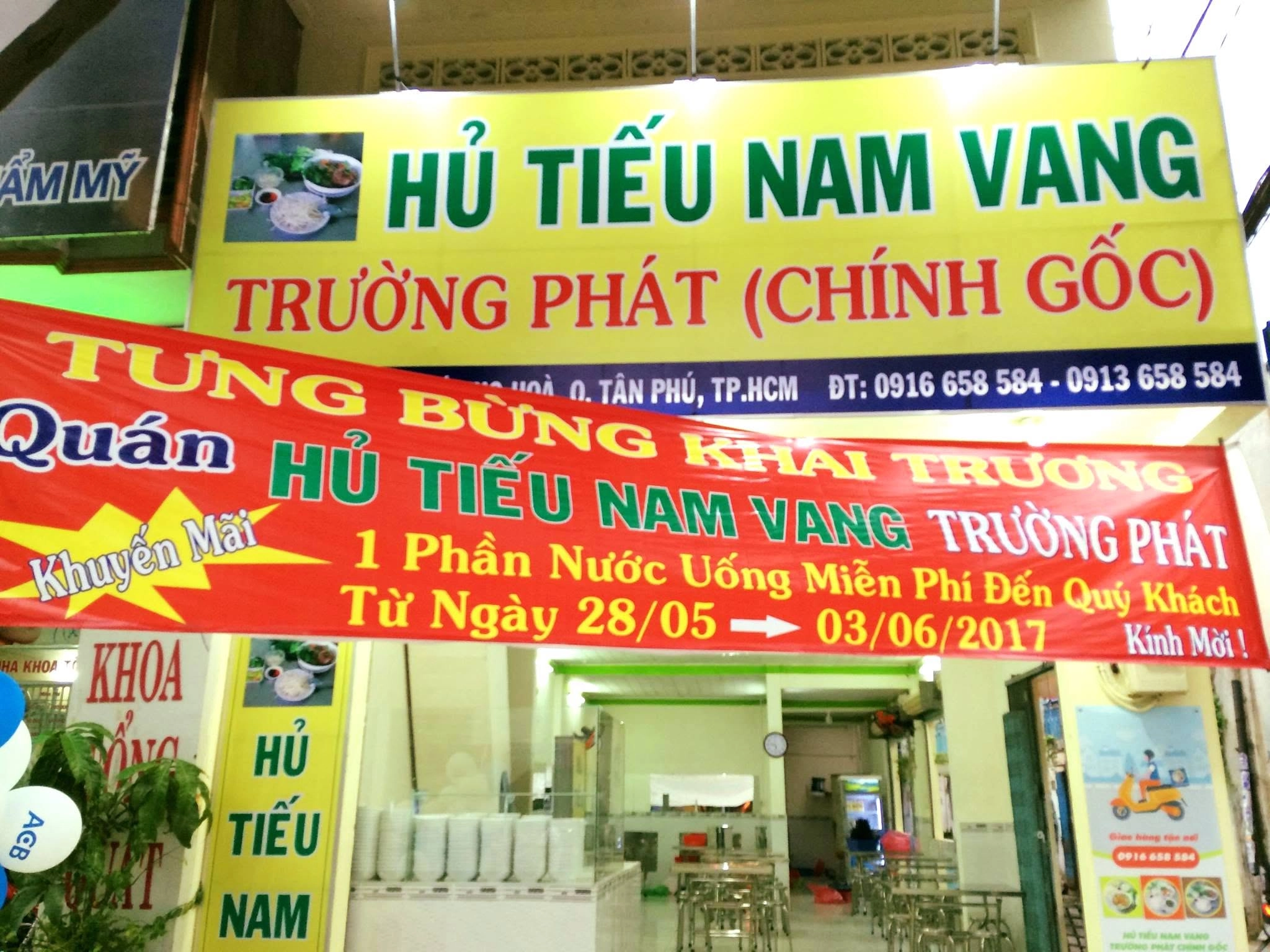 mở quán hủ tiếu