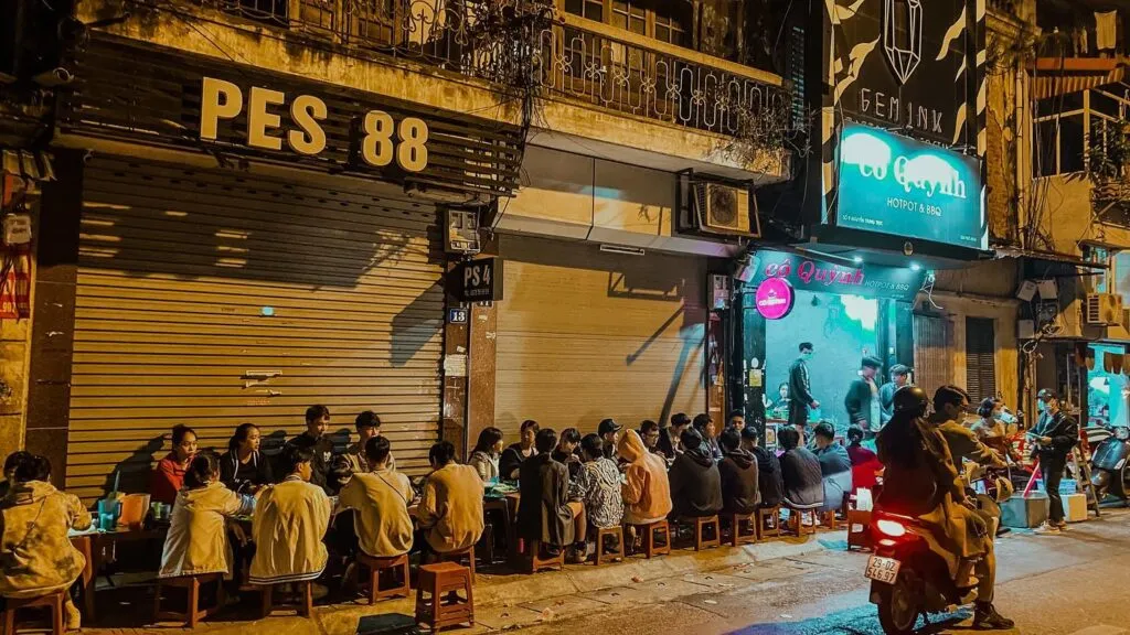 lẩu nướng cô quỳnh gầm cầu
