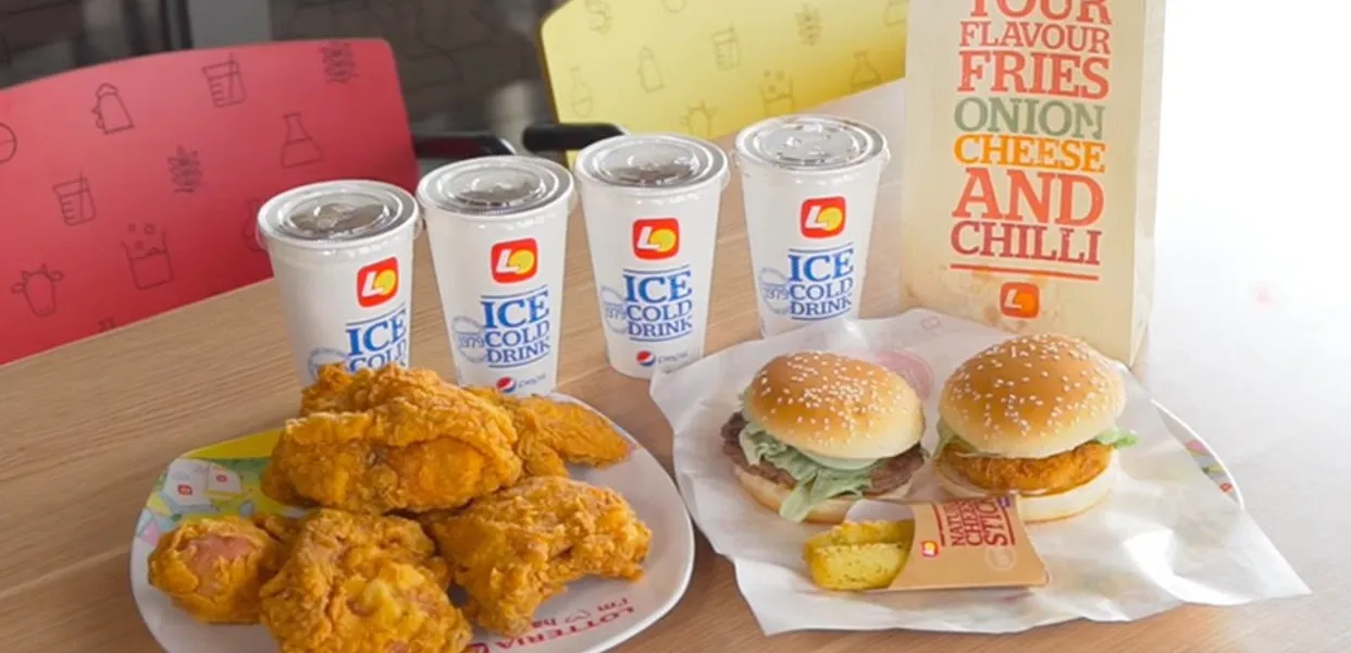 nhượng quyền gà rán lotteria