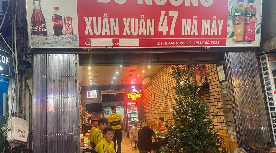 quán bò nướng xuân xuân