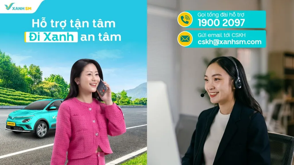 tổng đài hỗ trợ xanh sm food