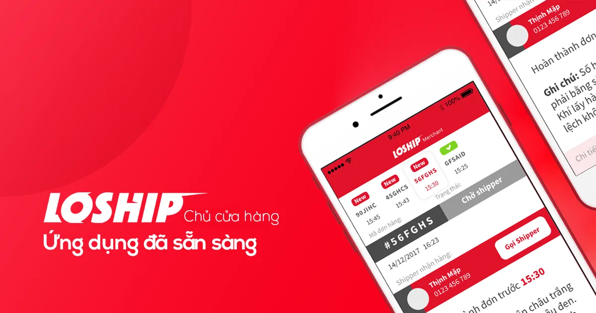 ứng dụng giao đồ ăn loship