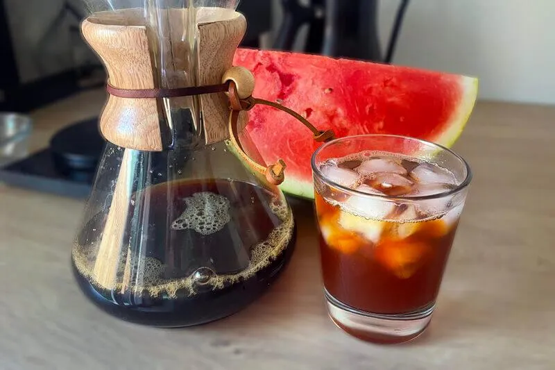 cách pha cold brew dưa hấu