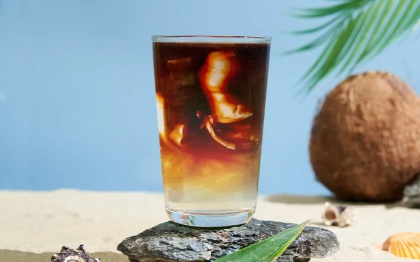 cách pha cold brew dừa