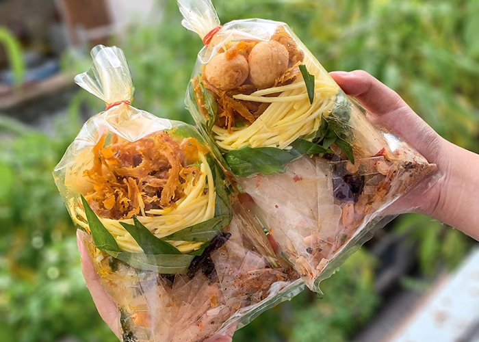 công thức bánh tráng trộn đặc trưng