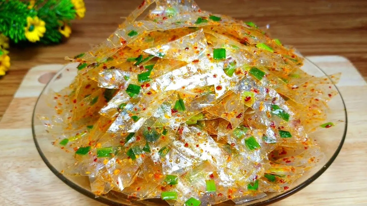 mô hình bánh tráng ăn liền