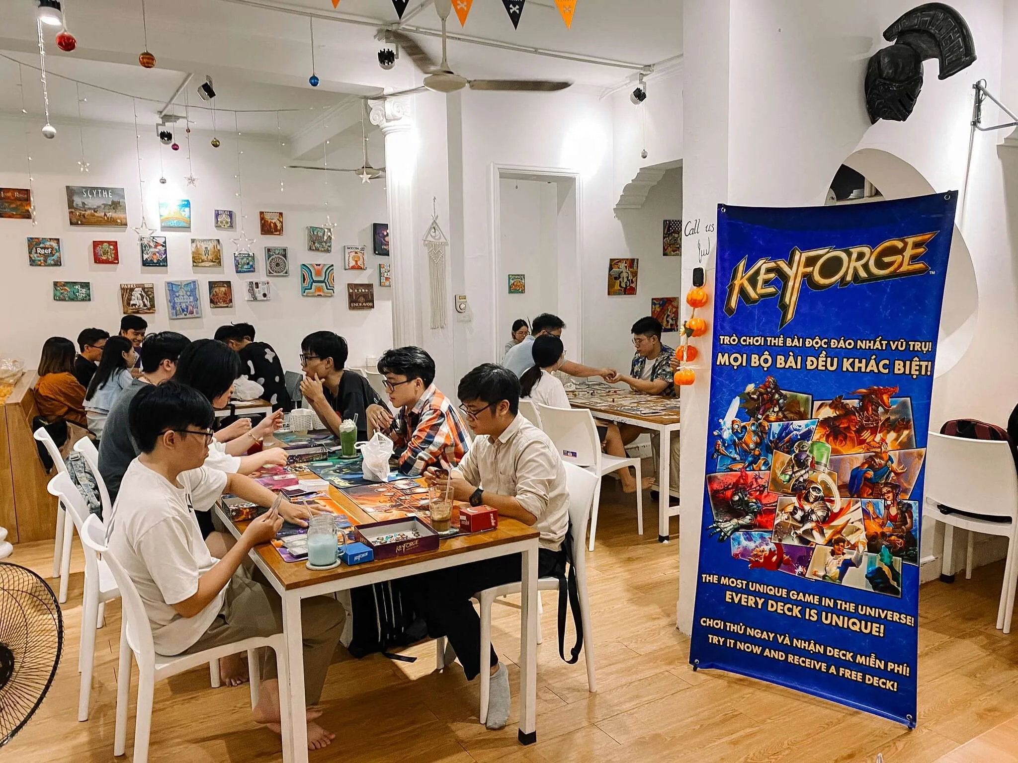 tổ chức giải đấu cafe game board