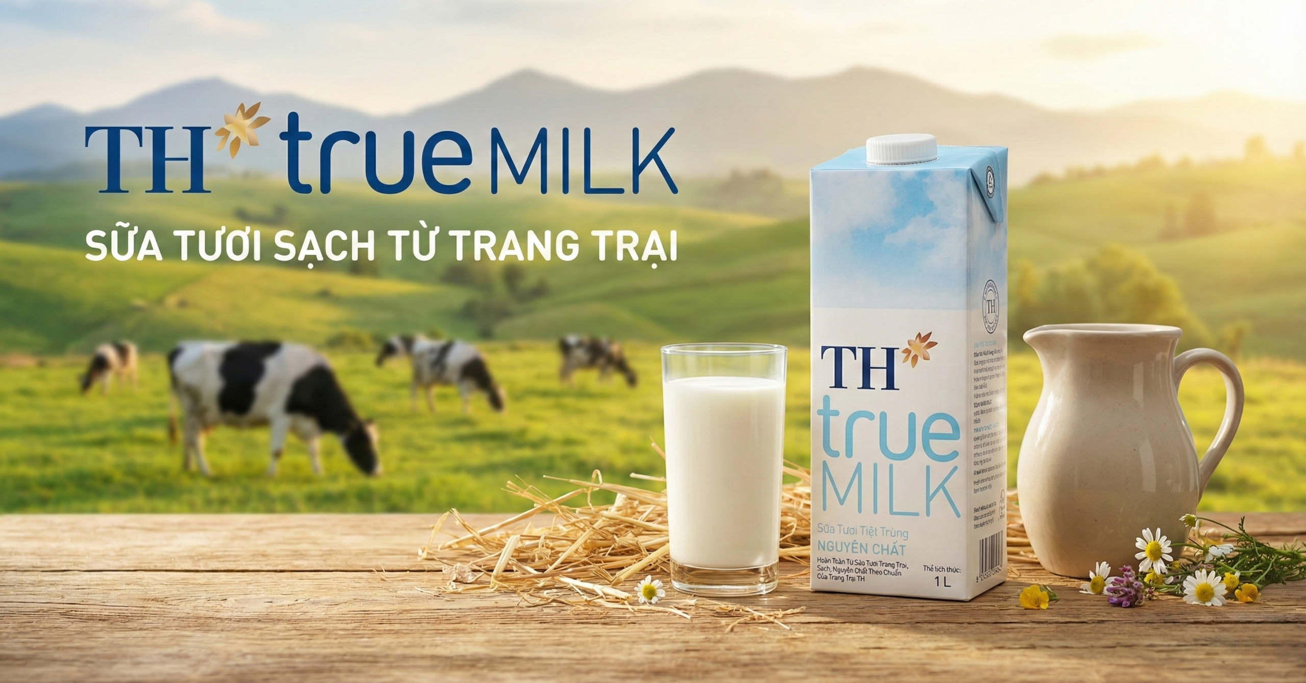 định vị thương hiệu cảu th true milk