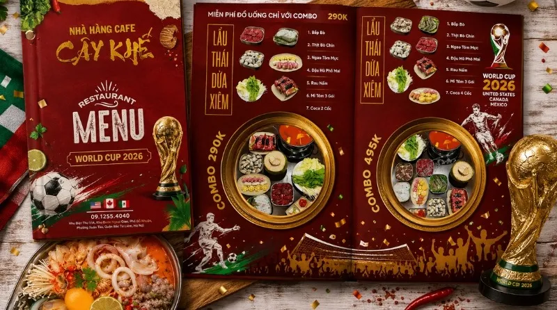 tối ưu menu bia quán nhậu mùa world cup